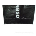 Custom Printed Hdb18 Black Die Cut Handle Shopping Printed Polythene Bags For Gift